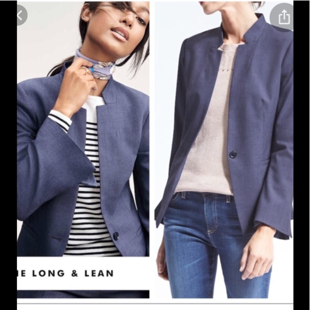 Banana Republic grey blazer